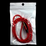Wholesale Auxiliary Cable with MIC 3.5mm to 3.5mm Cable (Red)